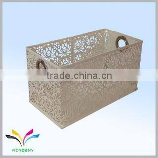 Hot Sale Functional Home Supply Metal Corner Kitchen Waste Basket for Laundry