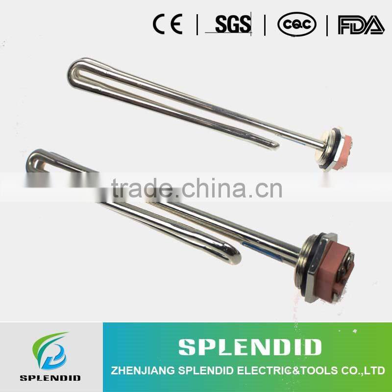 LOT OF 2 LOW WATT DENSITY WATER HEATER ELEMENT-4500W,240VAC,1" SCREW IN-PLUMBING