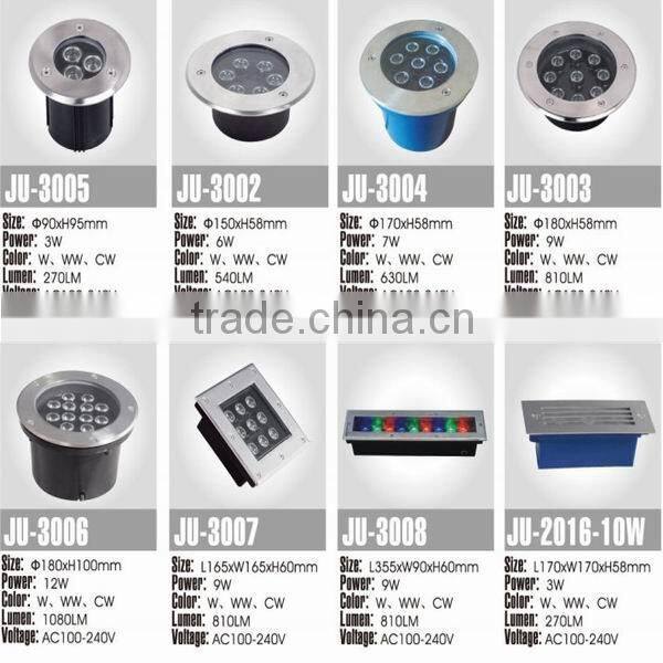 Square 4W LED Underground Lamps,garden spike led lights