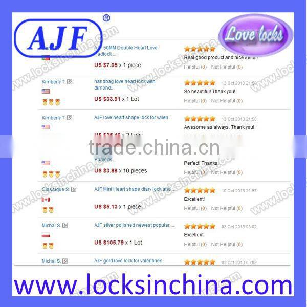 2015 AJF Small Key Padlock Luggage Padlock Brass Padlock