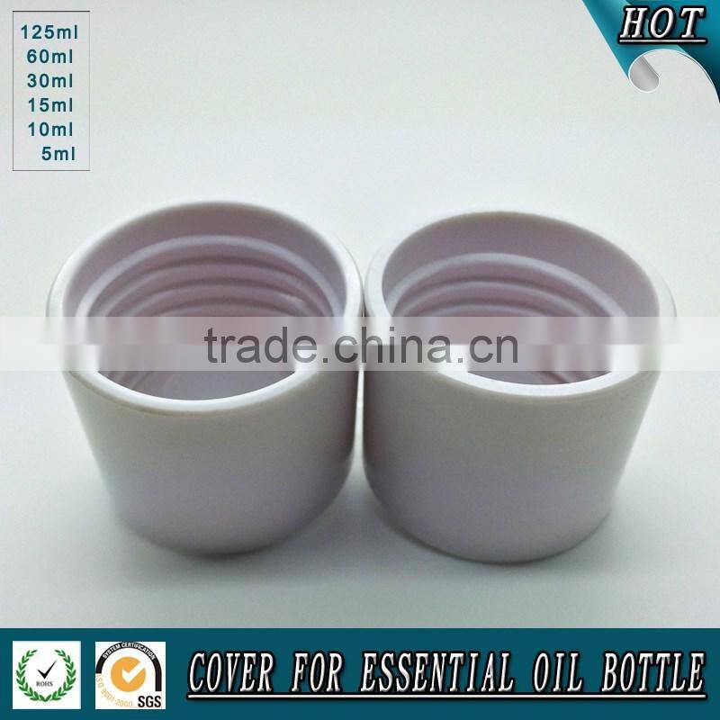 New design amber glass essential oil bottle with plastic cap