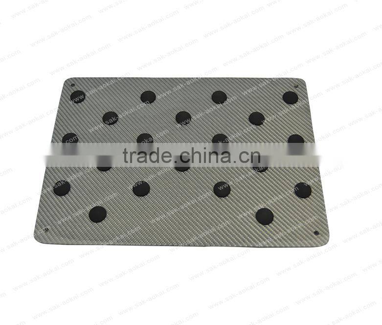 Real Carbon Fiber Car Floor Carpet Pedal Mat Pedal