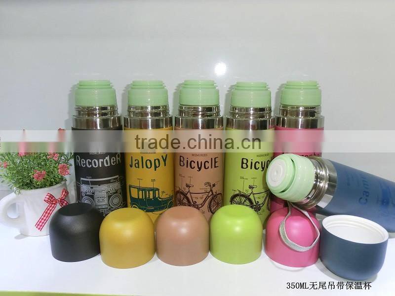 stainless steel vacuum thermos sport water bottle