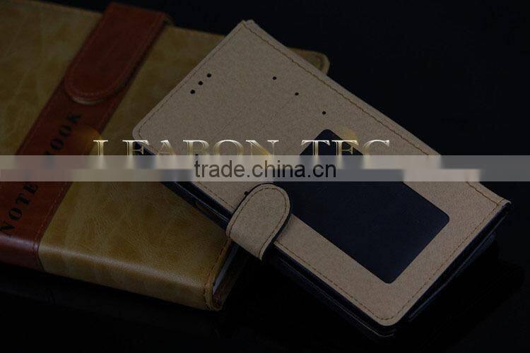 Luxury PU stand wallet filp case for galaxy note 4, leather covers