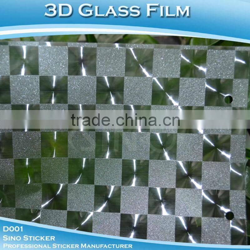 Newest 3D Self Adhesive Forested PVC Window Film
