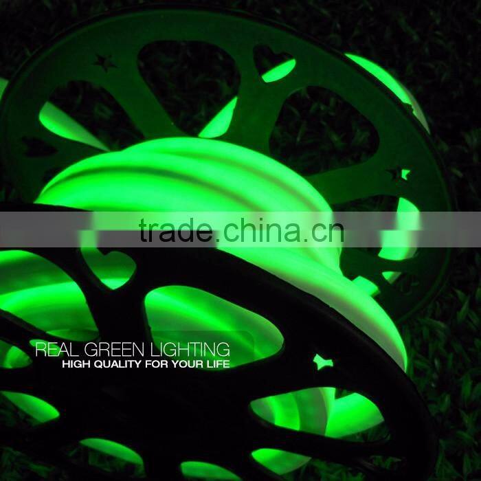 100% Safety Patio Decoration Waterproof Green 12V LED Neon Light