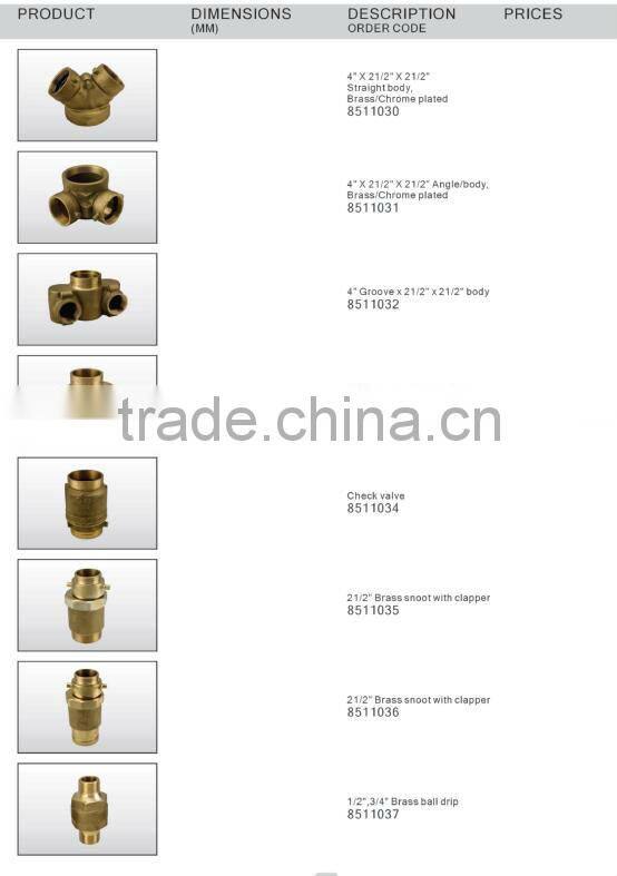 Fire Hydrant Brass Plug and Chain