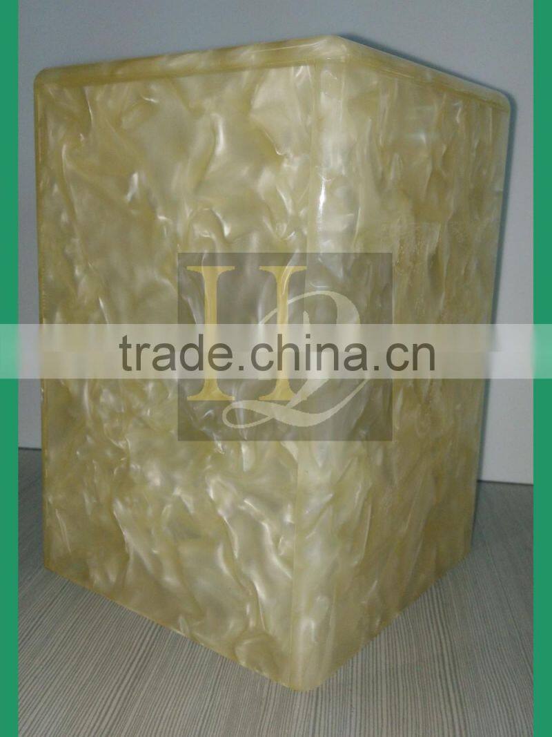 Made in China Natural marble Acrylic hollow acrylic display box