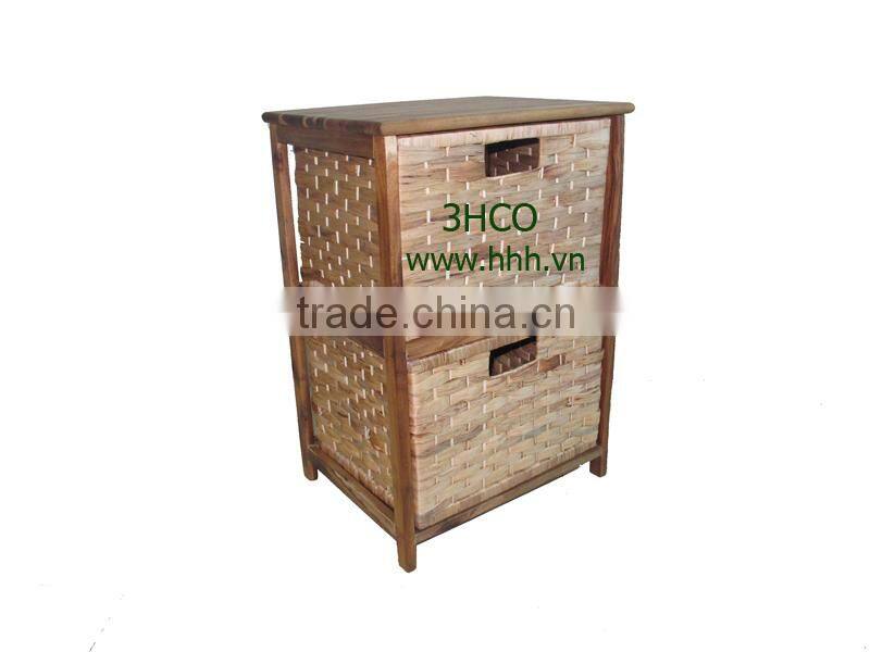 2015 New Product Water Hyacinth Basket for Home Decoration and Furniture