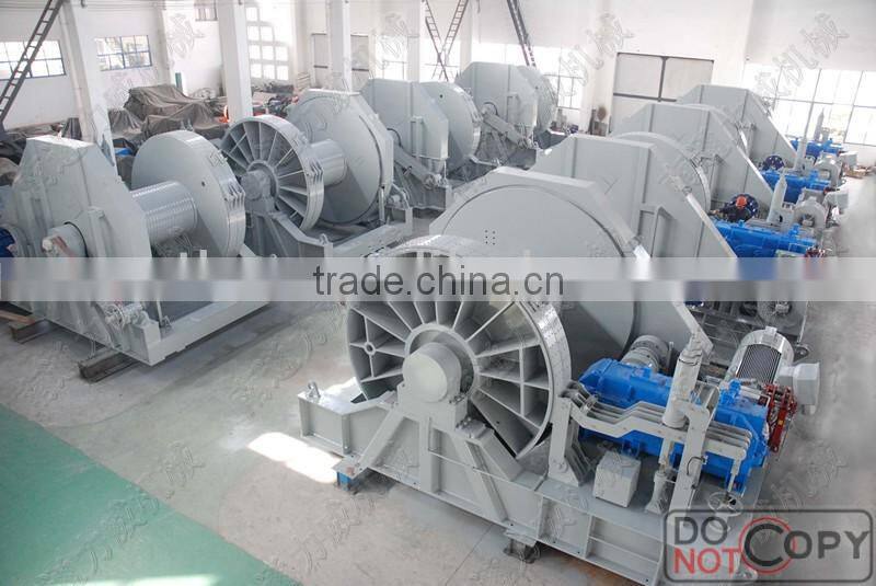 1500KN 12 points mooring winch with high quality