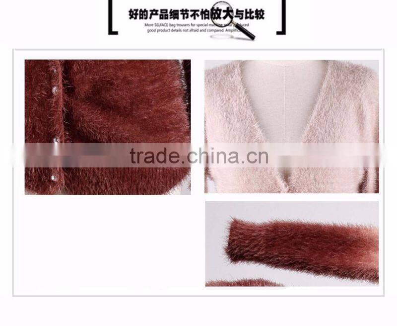 2015 new product Fashion Winter Open chest long Sweater designs for Ladies