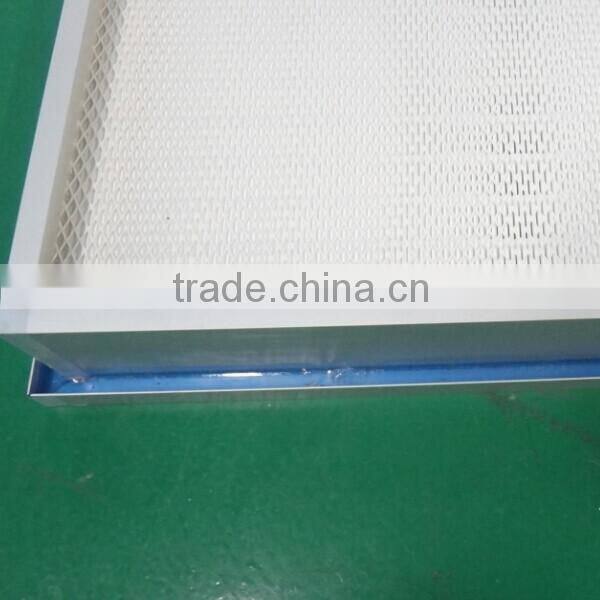 HVAC Gel sealant Mini-pleat HEPA filter