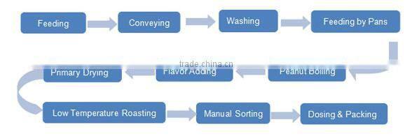 High Effcient Good Quality Salty In Shell Peanut Plant Equipment