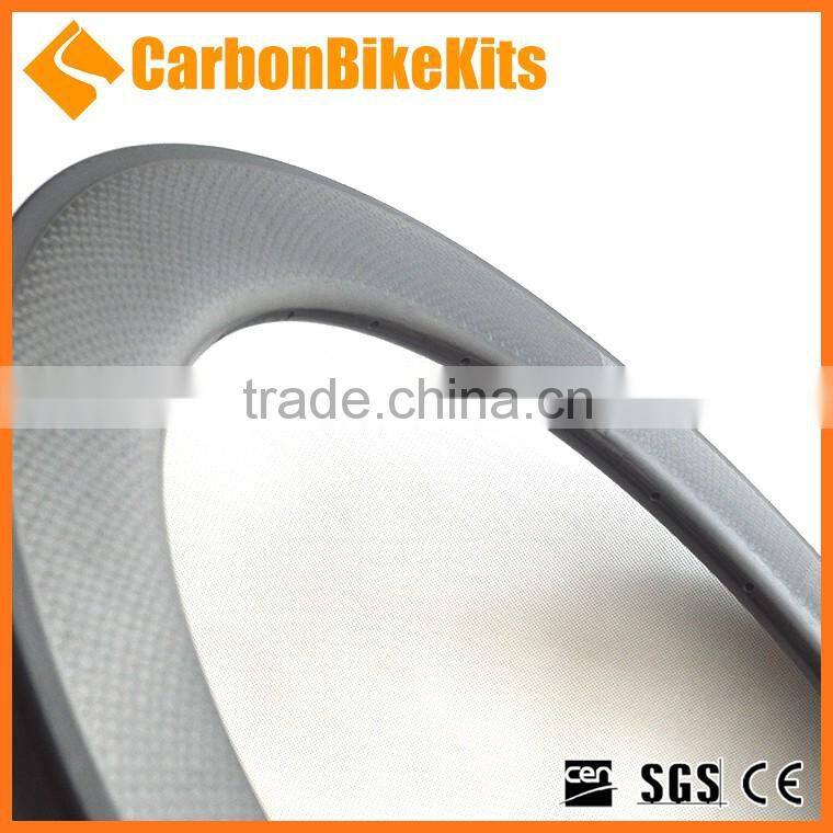 CarbonBikeKits SP80C 25mm wide 80mm Clincher carbon rim dimple