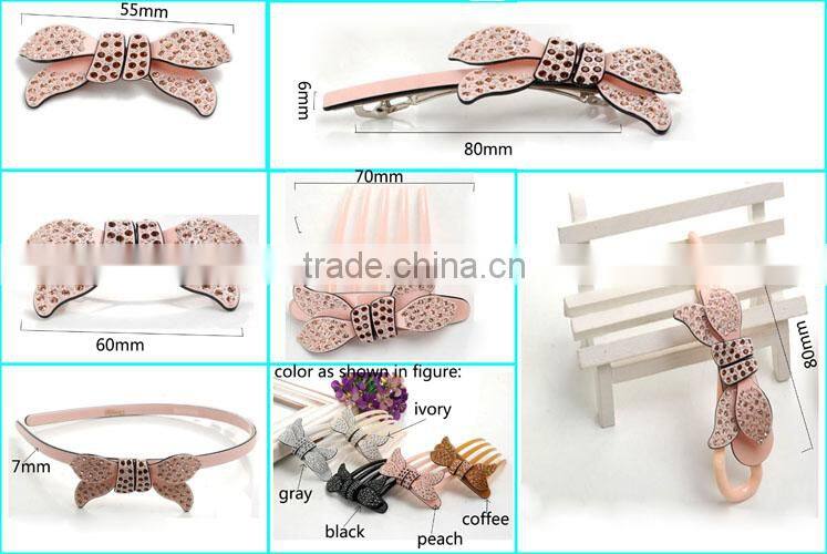 many kinds,the newest style girls' hair accessory set wholesale in china