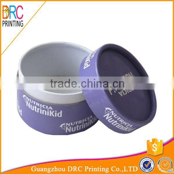 Mini hard cylindrical plain cardboard box