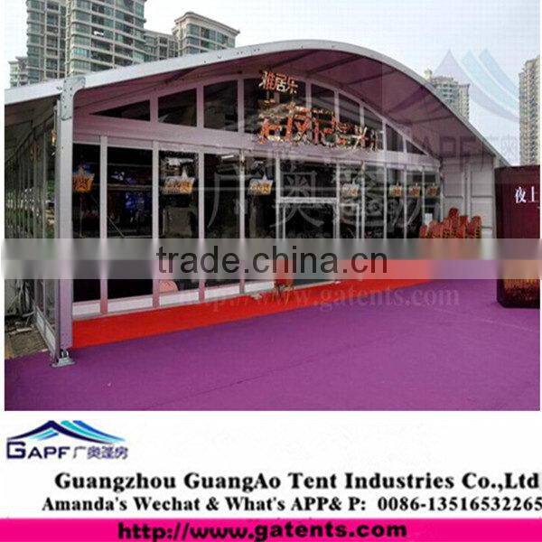 Direct Factory Price Best Selling curved tent equipment