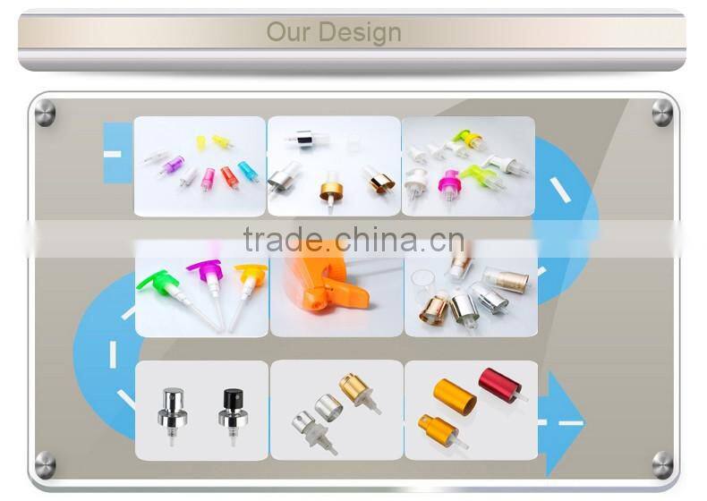 PP material colorful liquid soap pump for hand sanitizer