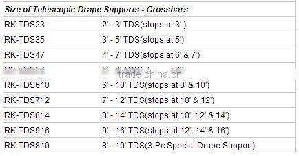 RK New products pipe and drape wedding backdrop for wedding decoration