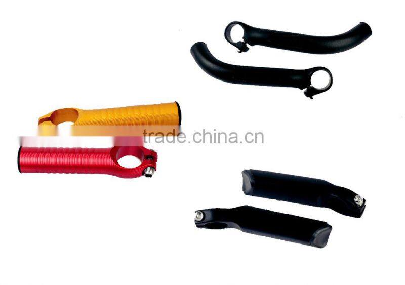 aluminum alloy bicycle MTB deputy handle bar grip bar ends