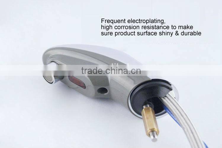 electronic automatic bathroom faucet, bathroom deck mounted faucet, sensored taps