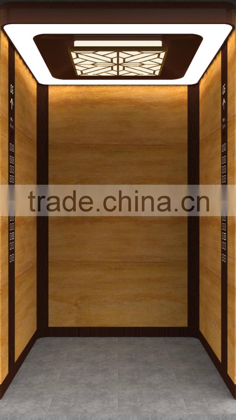 Hair line stainless steel Passenger/Home/Recidential lifts/elevator manufacture