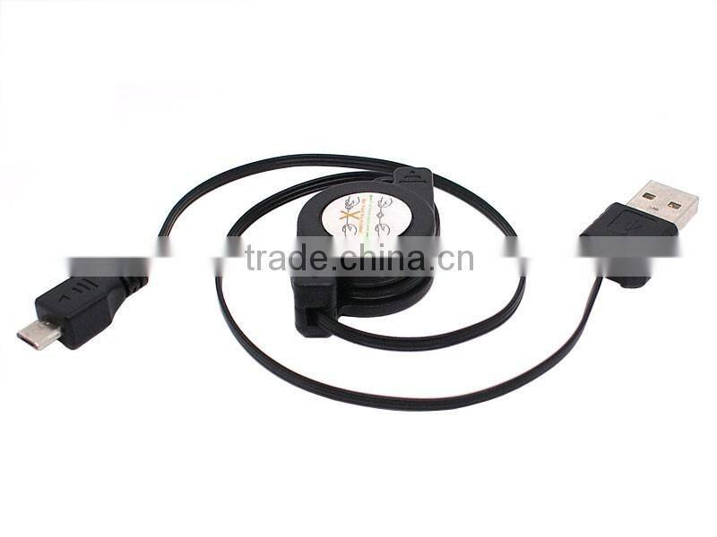 Retractable Micro USB Cable for Samsung Devices