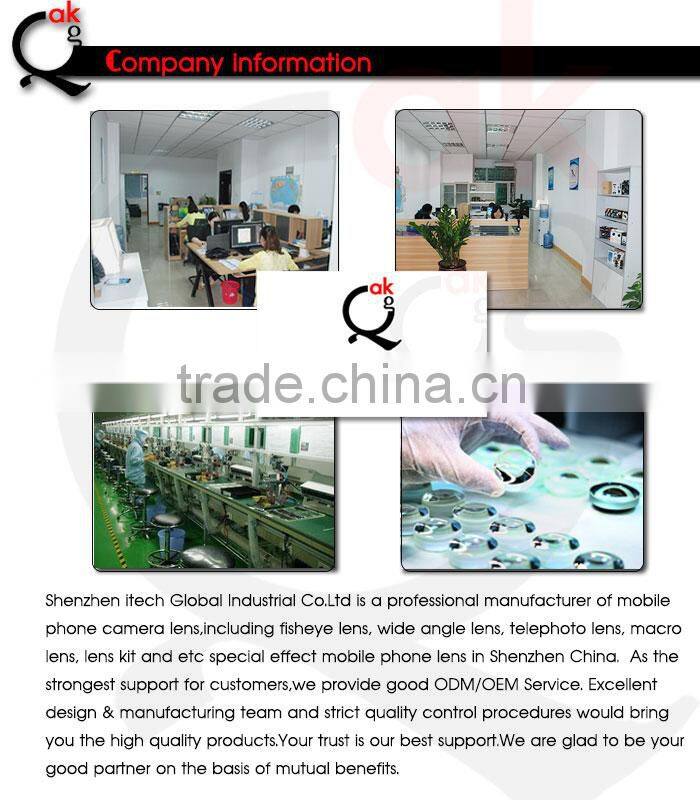 Factory universal 3 in 1 lens 0.67x wide angle lens 180 fish eye lens