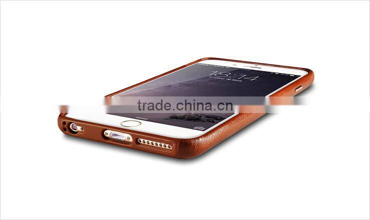 ICARER Luxury Genuine Leather Case For Apple iPhone 6 6S Plus Ultra Thin Mobile Phone Back Cover For iPhone6 4.7 5.5 Inch