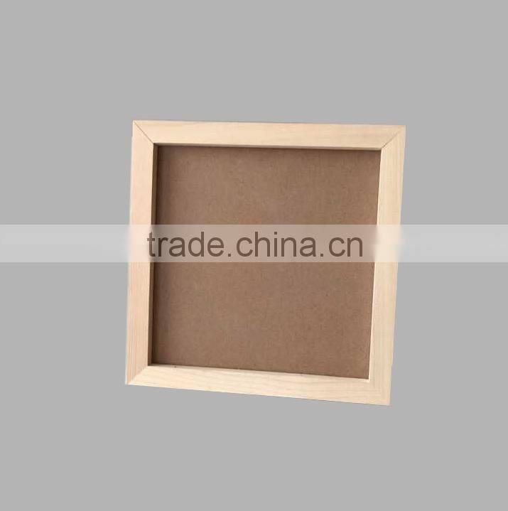 2015 new designed pine wooden photo frame
