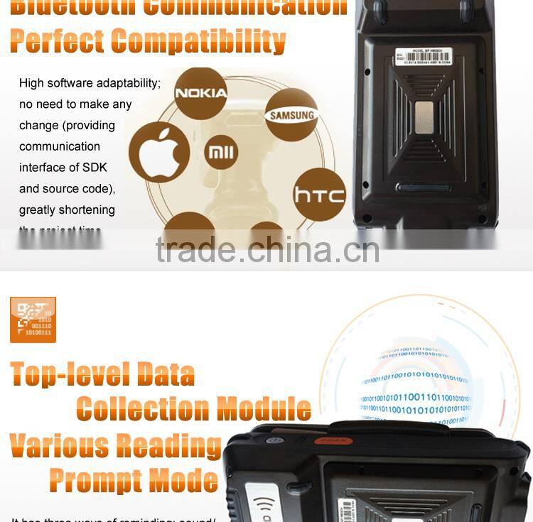 2015 NEW Portable 1D 2D Android Bluetooth RFID Reader for Tablet and All Phones