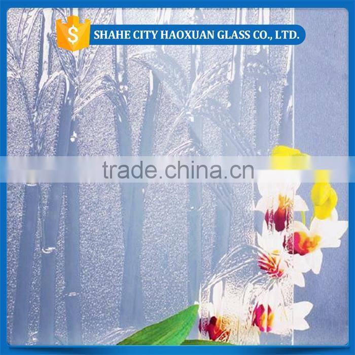 clear colored pattern art glass