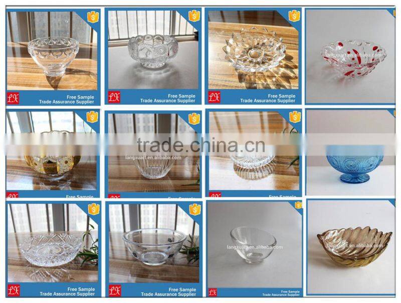 Wholesale new dinnerware crystal glass punch bowl