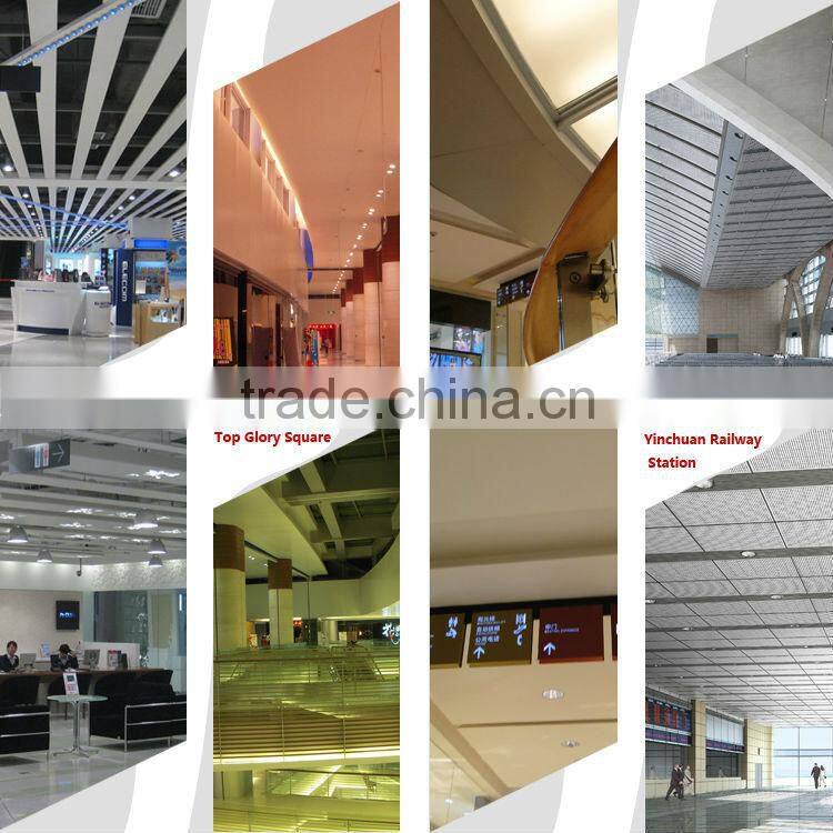 lay-in square aluminium ceiling with mature technique