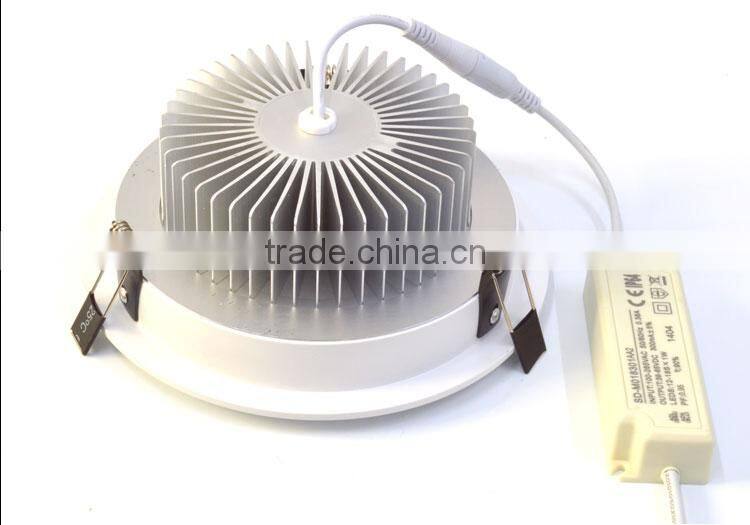 surface mounted 24w led downlight frosted cover