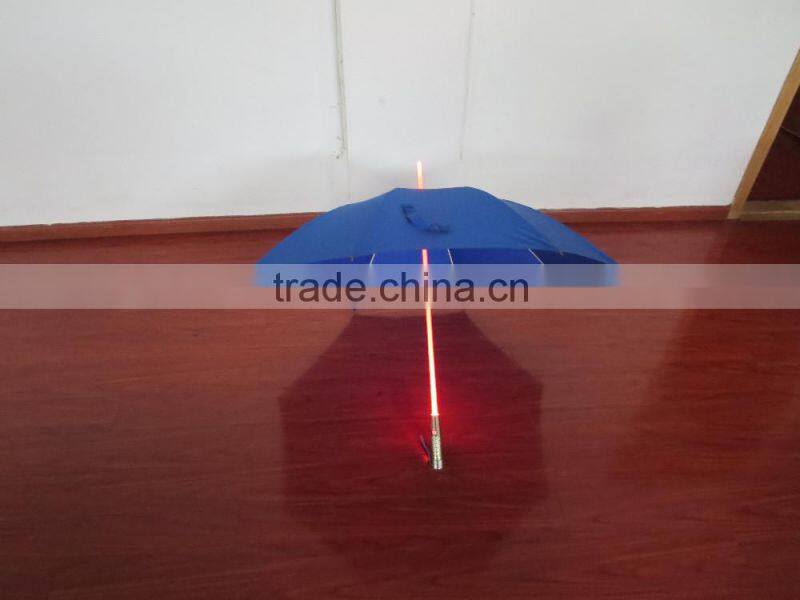 high quality straight, LED umbrella with torch, umbrella led