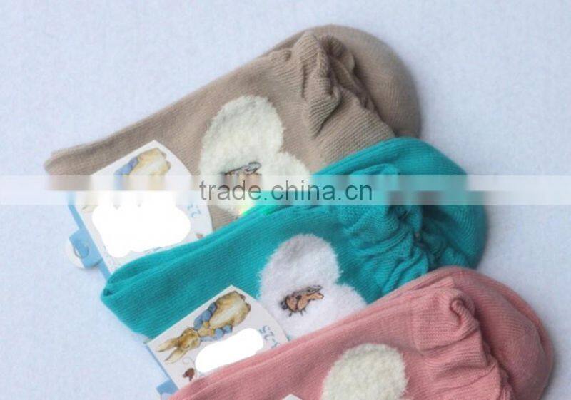 Original cotton socks female Peach Squirrel sock embroidery machine modal cotton socks