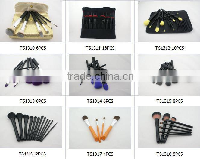 customized makeup brush set ;professional makeup brush set;nylon hair makeup brush set;