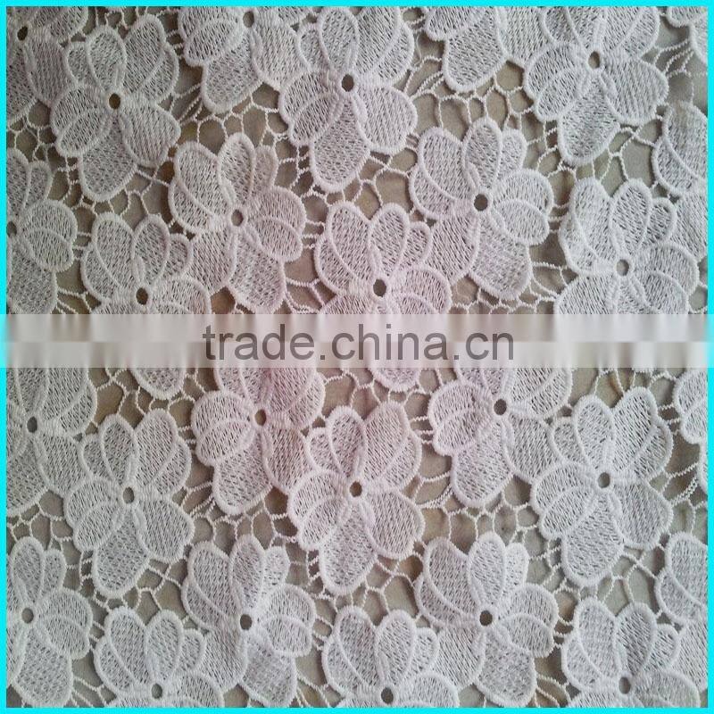 floral african lace fabrics for wedding dress