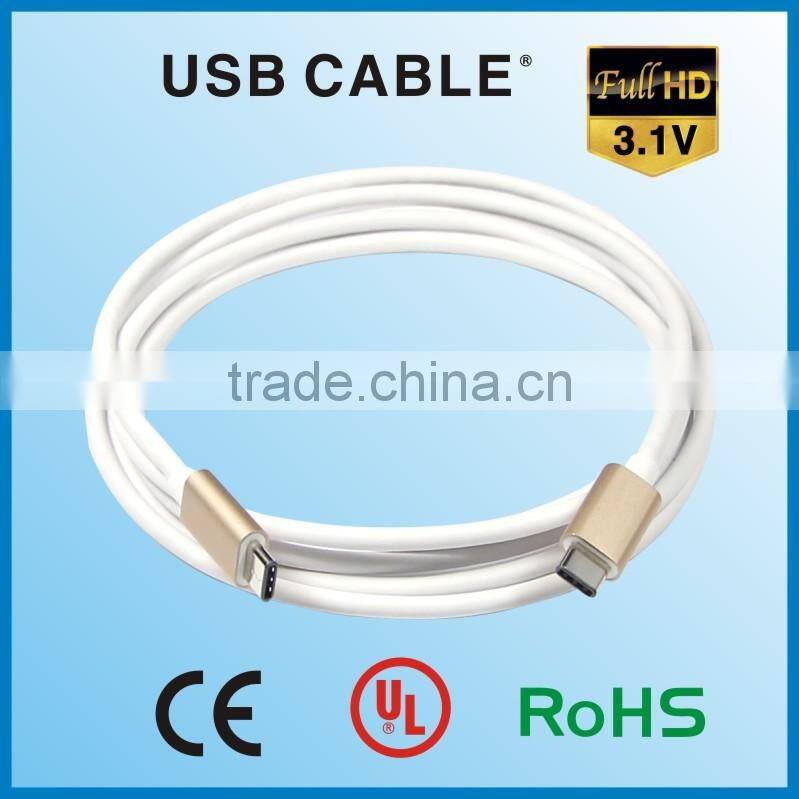 China manufactuer wholesale usb 3.1 type-c cable double sided micro usb data cable for samsung