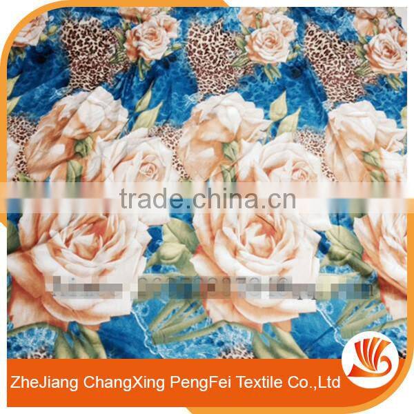 New CHANGXING microfiber brushed polyester fabric/polyester textiles bedsheet fabric