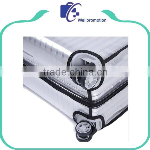 Protective clear pvc waterproof luggage suitcase cover