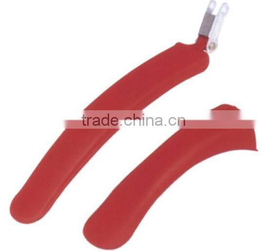 hot sale high quality wholesale price plastic bicycle mudguard fashionable red bicycle mudguards bicycle parts