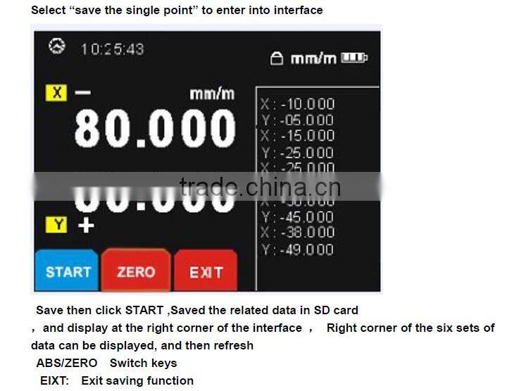 DMI820 Touch Screen Slope Sensor PC connection