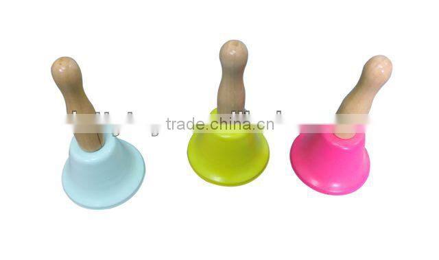 Bell set souvenirs metall with wooden handle