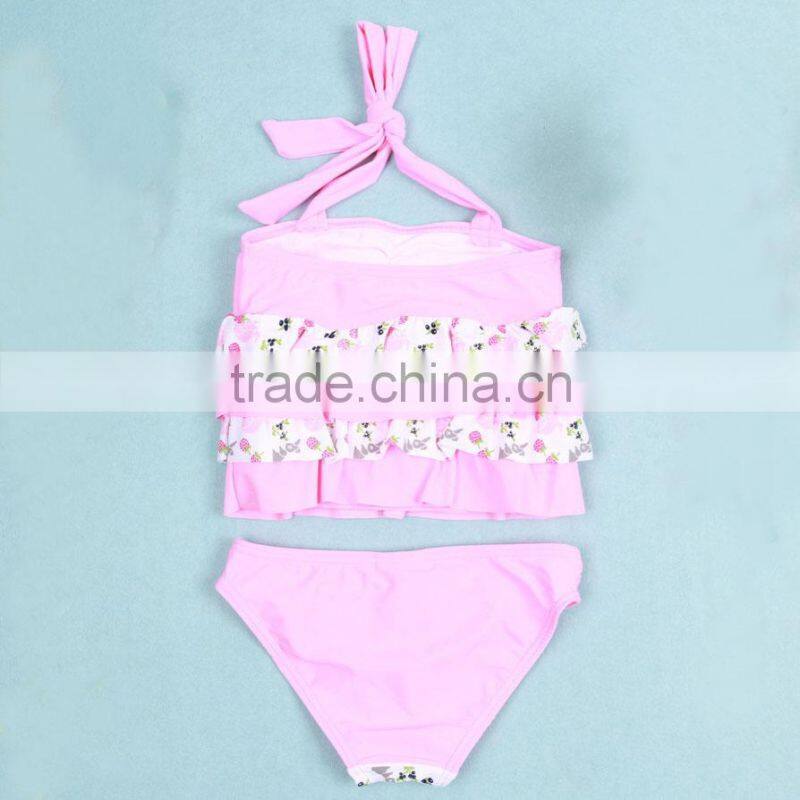 Pineapple and cherry baby cute girl swimwear small girl sexy images children bikini