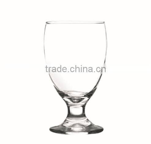 Translucent Turquoise Blue Green 10 oz Colored Short Stem Wine Goblet