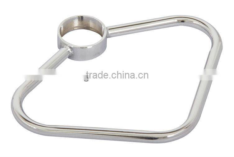 Chromed footrest of chair