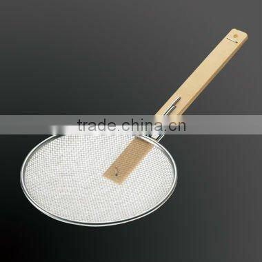 Flat Strainer With Handle For Ramen Noodle