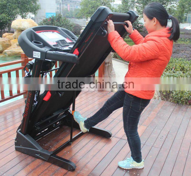 49mm running board home use healthy treadmill equipment with 7 inch touch screen factory directly with wholeslae price